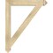 Ekena Millwork Traditional Arts & Crafts Rough Sawn Bracket, Douglas Fir, 4"W x 32"D x 40"H BKT04X32X40TRA03RDF - alternate 3